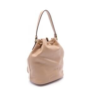 Prada GLACE CALF leather handbag beige